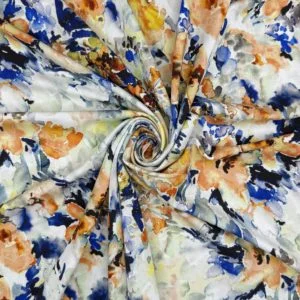 Viscose Spandex Digital Printed Stretch Jersey 'Turin'