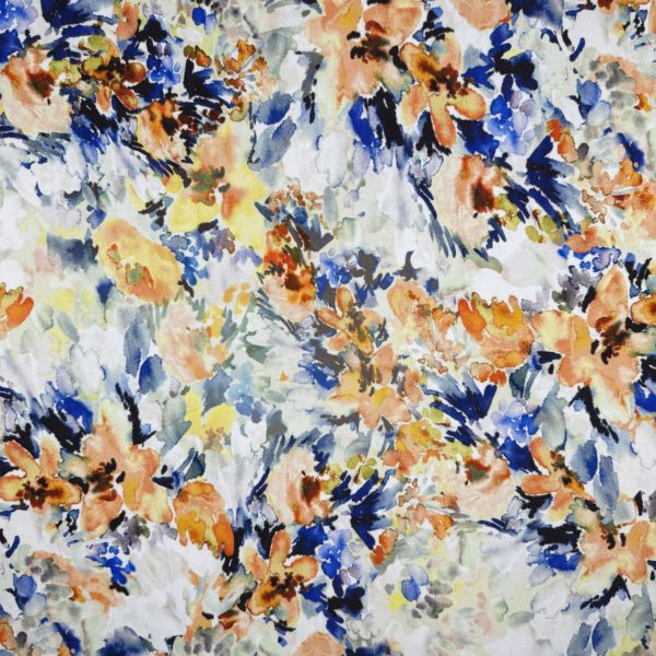 Viscose Spandex Digital Printed Stretch Jersey 'Turin' - Image 2