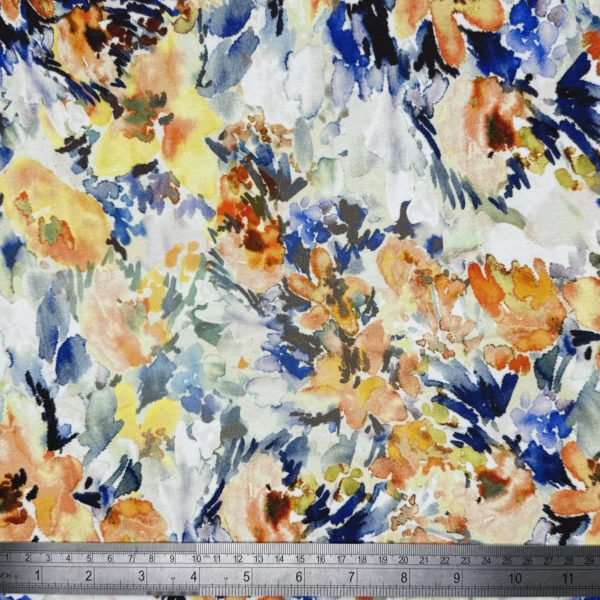 Viscose Spandex Digital Printed Stretch Jersey 'Turin' - Image 3