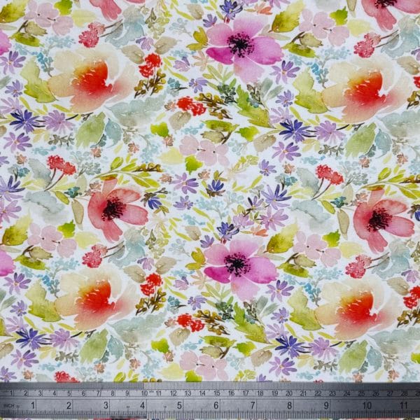Viscose Spandex Digital Printed Stretch Jersey 'Rome' - Image 3