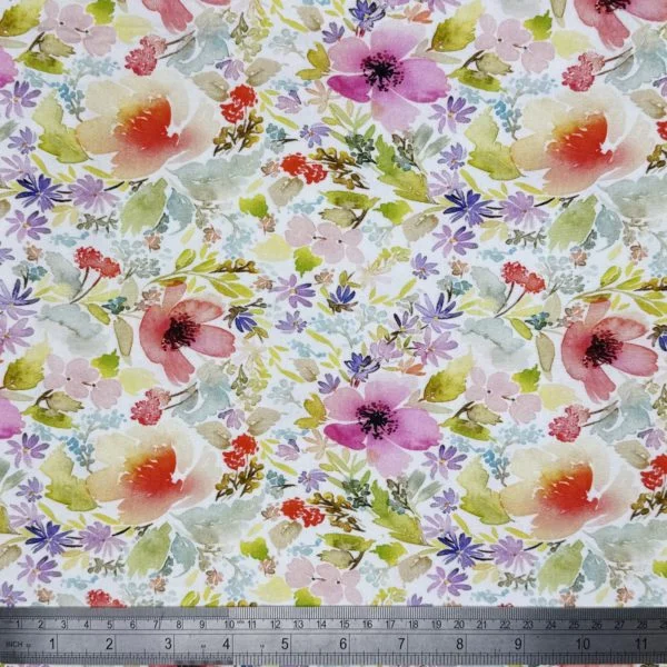 Viscose Spandex Digital Printed Stretch Jersey 'Rome' - Image 3