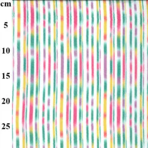 'Sunshine Bright' Double Gauze Printed Stripe Cotton