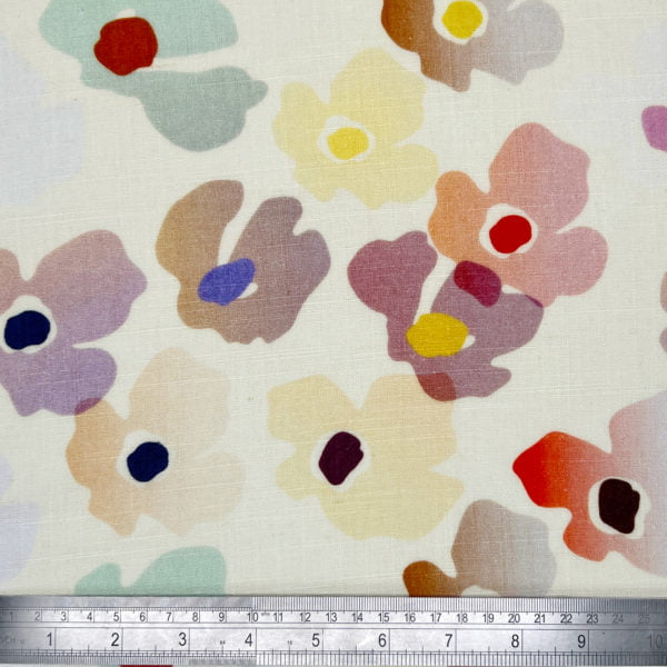 Fabulous Flax soft Linen Viscose prints 'Miley' - Image 3