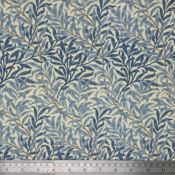 Waterproof Outdoor Fabric in William Morris design Willow Bough Sea Breeze - Image 3