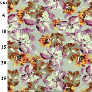 Digital Printed Viscose Poplin Challis