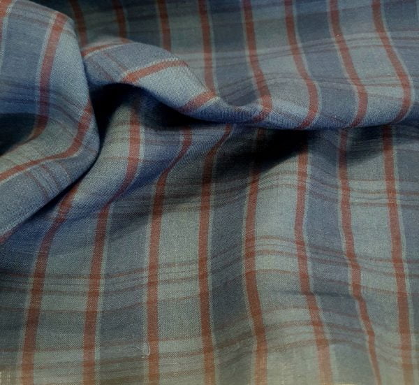 Irish Linen Hankerchief Shirting Check