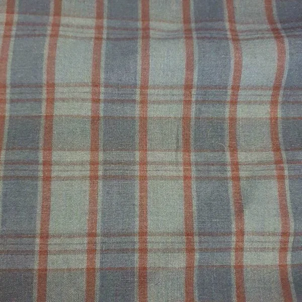 Irish Linen Hankerchief Shirting Check - Image 2