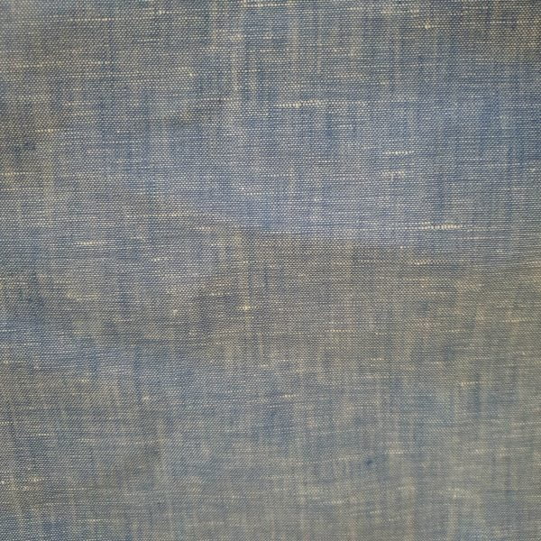 Cool Irish Linen 'Shirting' in Flax Blue - Image 2