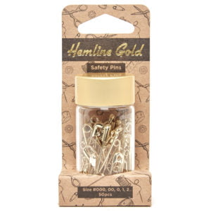 Assorted Safety Pins by Hemline Gold