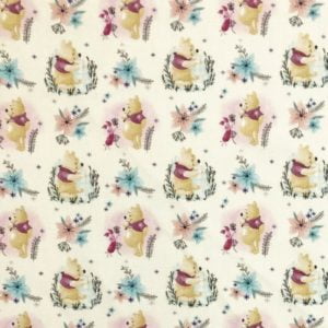 100% Cotton Fabric by Disney 'Winnie The Pooh and Friends'