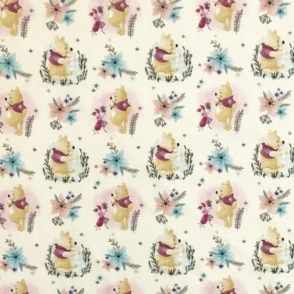 100% Cotton Fabric by Disney 'Winnie The Pooh and Friends'