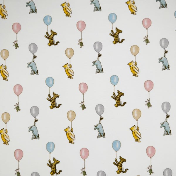 Winnie The Pooh Balloon stretch cotton jersey - Image 2