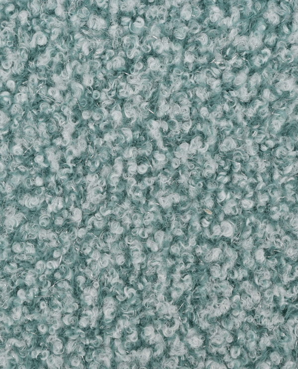 Chunky Tweed wool effect Polyester Lurex Boucle