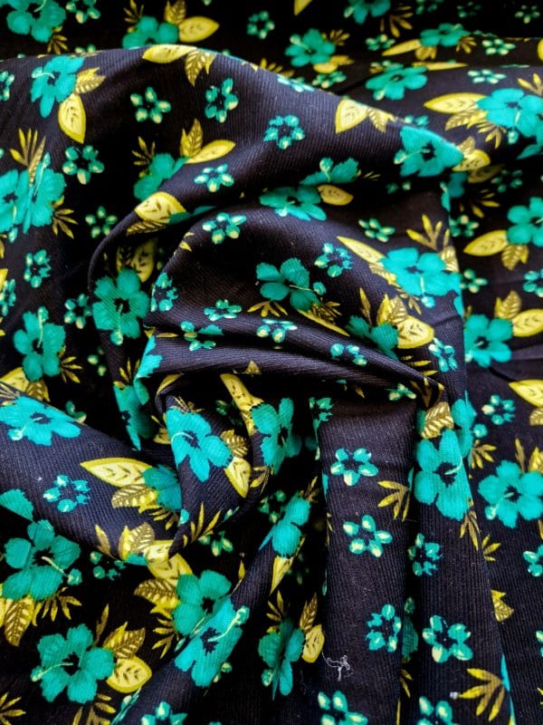 Printed Cotton Baby Needlecord - Multicoloured Prints - Image 2