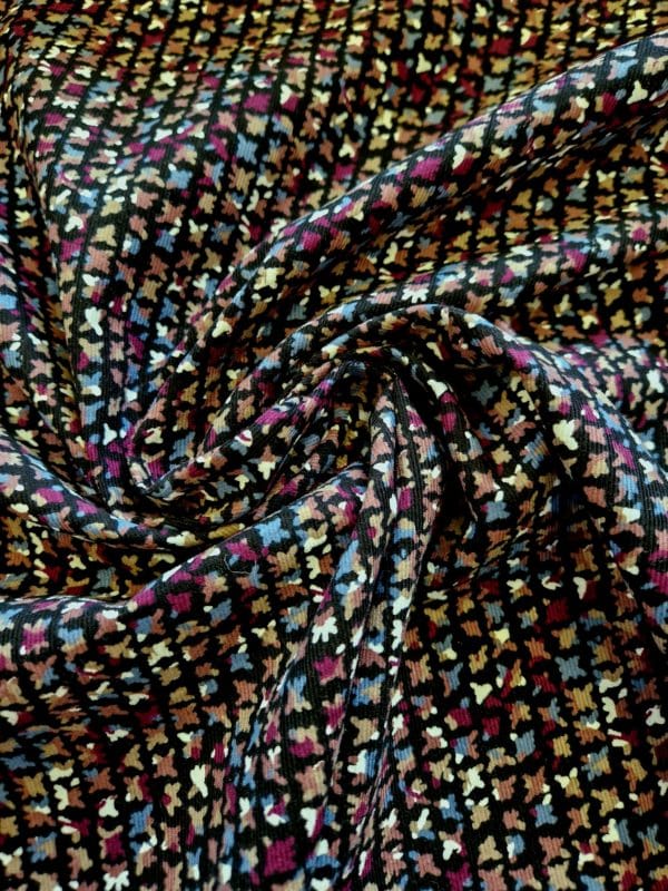 Printed Cotton Baby Needlecord - Multicoloured Prints - Image 5
