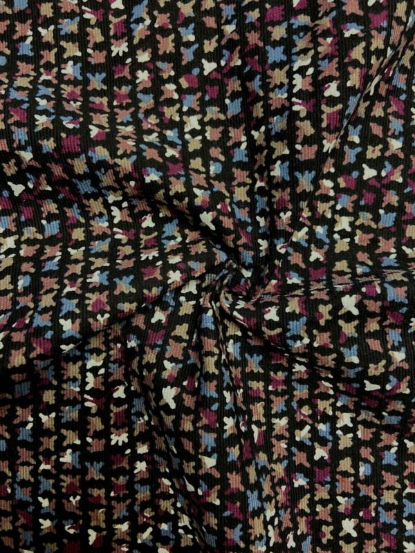 Printed Cotton Baby Needlecord - Multicoloured Prints - Image 4