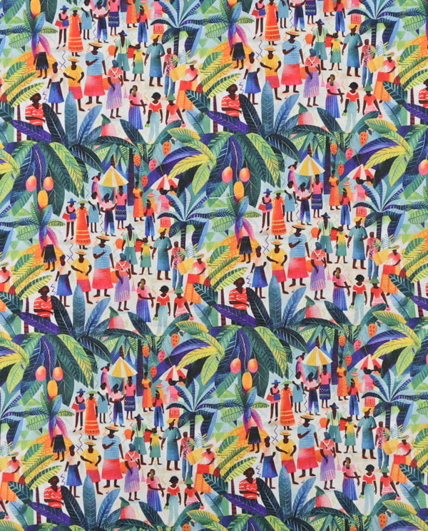African Theme 100% Cotton Poplin - Image 3