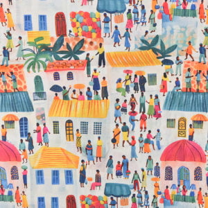 African Theme 100% Cotton Poplin