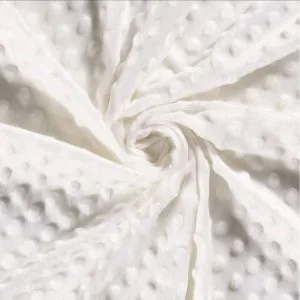 Polyester Minky Dimple Dot Fleece