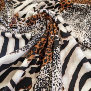 Abstract Animal Stretch Punta de Roma Jersey Scuba