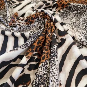 Abstract Animal Stretch Punta de Roma Jersey Scuba