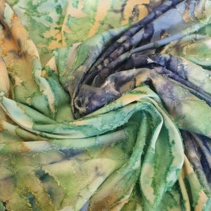 Burnout 'Sea Green Animal' Jacquard Stretch Jersey