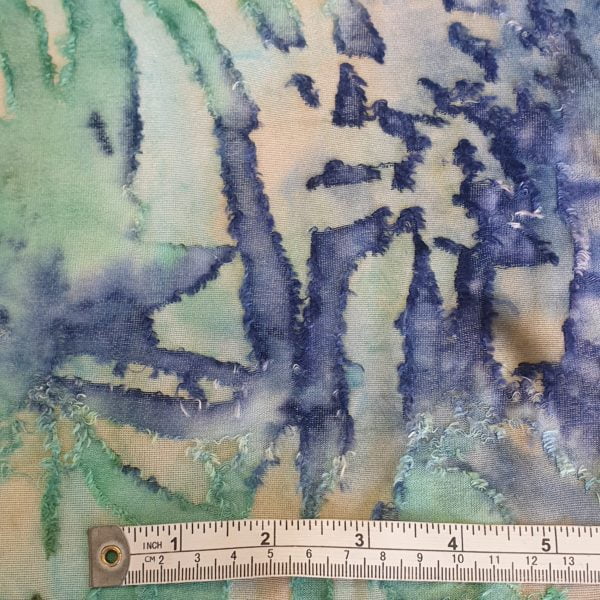 Burnout 'Sea Green Animal' Jacquard Stretch Jersey - Image 3