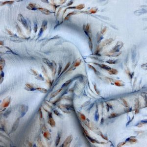 Viscose Nylon Shimmer Crepe de Chine Prints