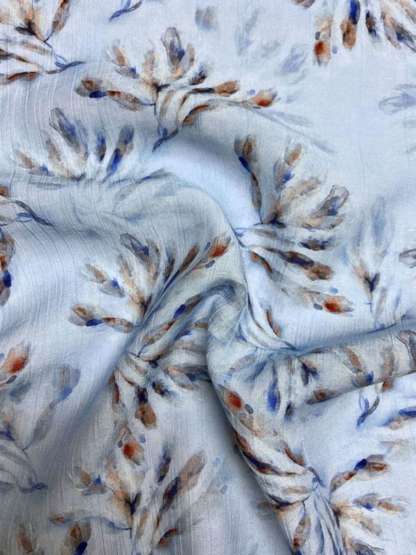 Viscose Nylon Shimmer Crepe de Chine Prints