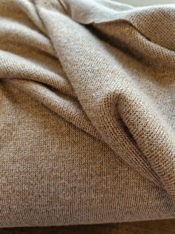 Heavy Knit Lurex Stretch Melange Jersey - Image 8
