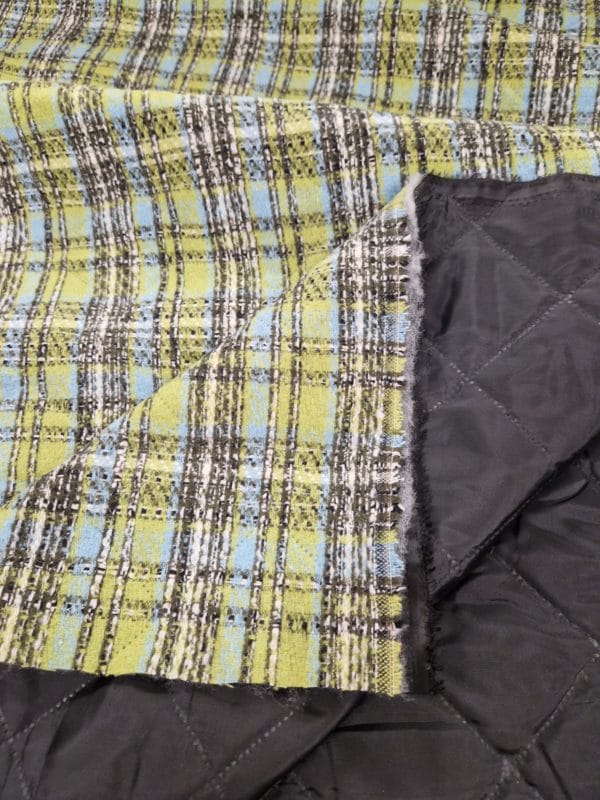 Quilted Brushed Jacquard Checks Coatings - Image 6