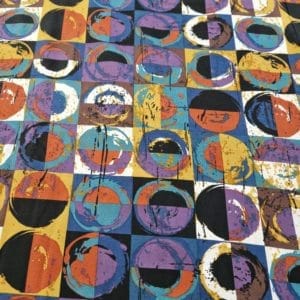 Viscose Challis 'Pop Art'