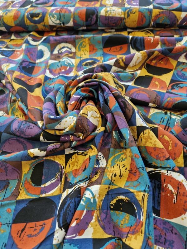 Viscose Challis 'Pop Art' - Image 2