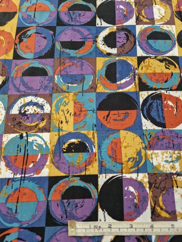 Viscose Challis 'Pop Art' - Image 3