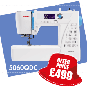 Janome 5060QDC Computerised Sewing Machine 60 Stitches with Extension Table