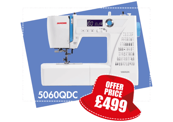 Janome 5060QDC Computerised Sewing Machine 60 Stitches with Extension Table
