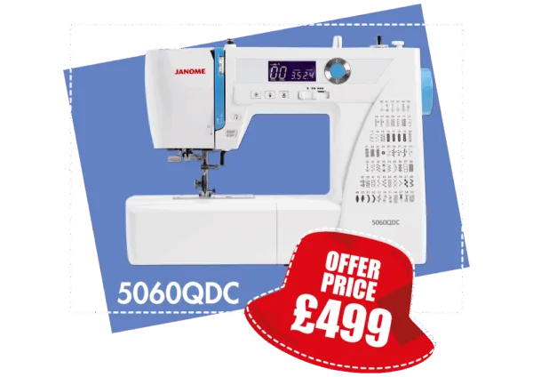 Janome 5060QDC Computerised Sewing Machine 60 Stitches with Extension Table - Image 6