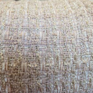 Jacquard Lurex Chenille Boucle Check
