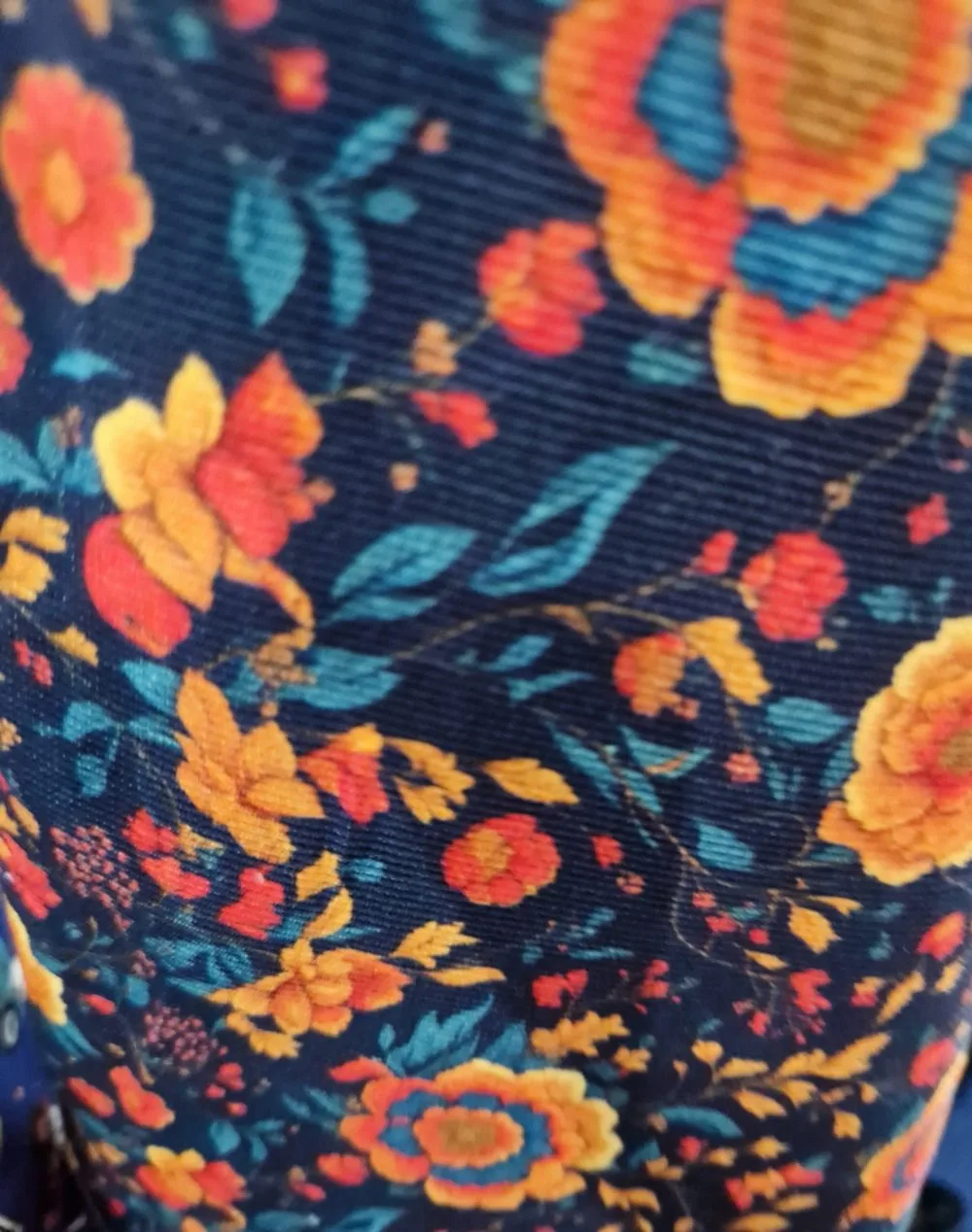 Printed Cotton Baby Needlecord - Multicoloured Prints - Image 2