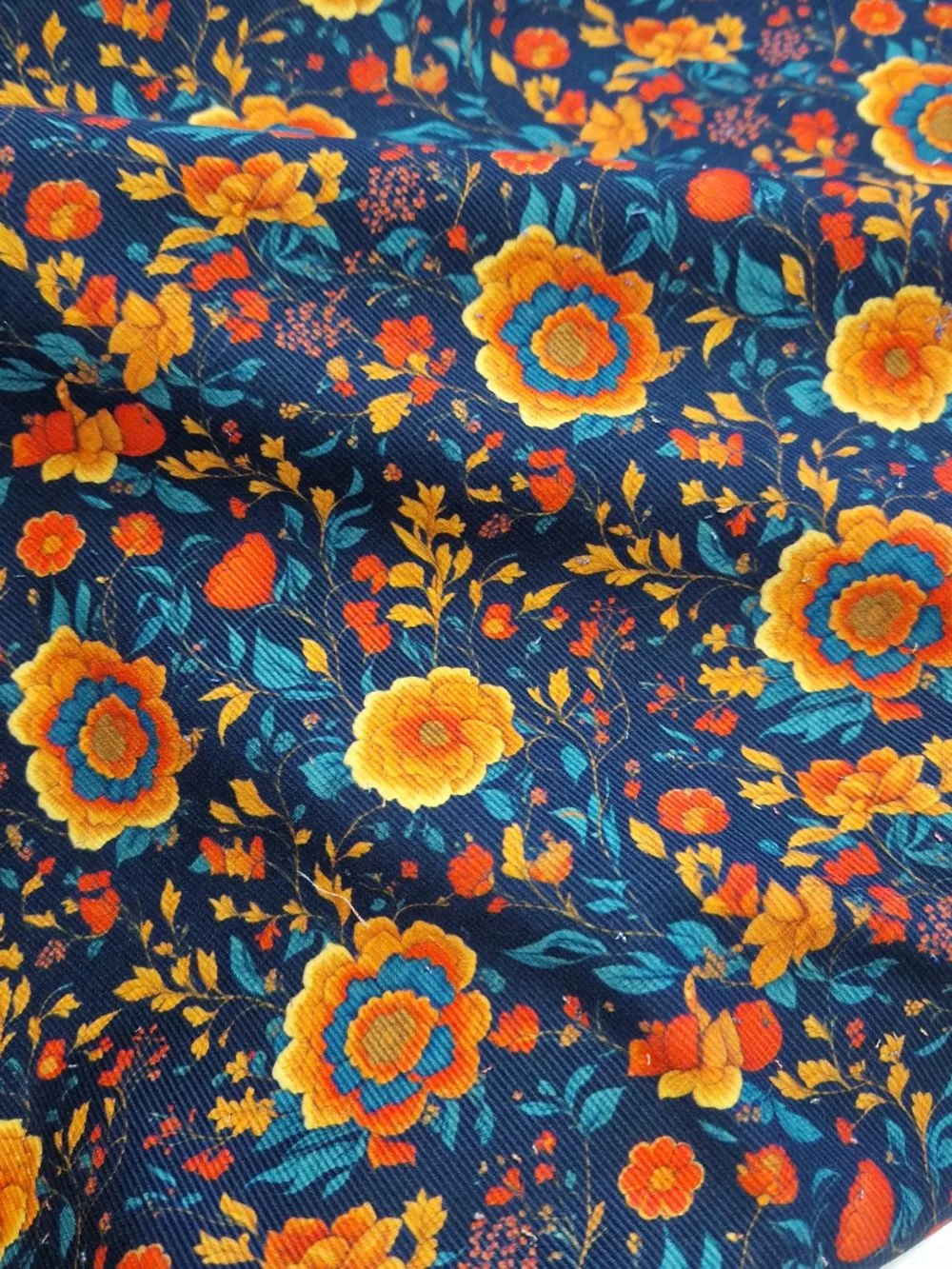 Printed Cotton Baby Needlecord - Multicoloured Prints - Image 3