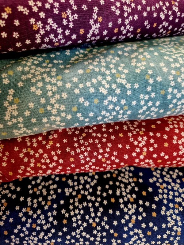 Japanese 100% Cottons 'Stars' fabric for craft or dress, sold per 1/2mt