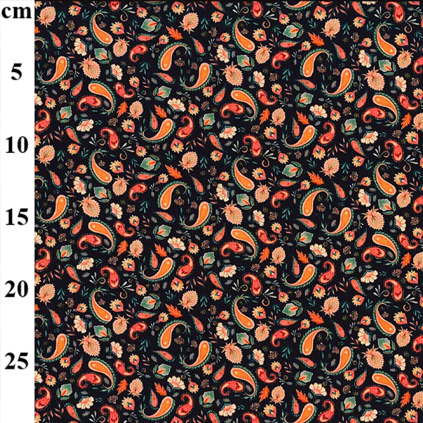 Printed Cotton Baby Needlecord - Multicoloured Prints - Image 5