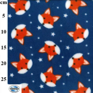 Polyester Polar Fleece Fox Copen Blue