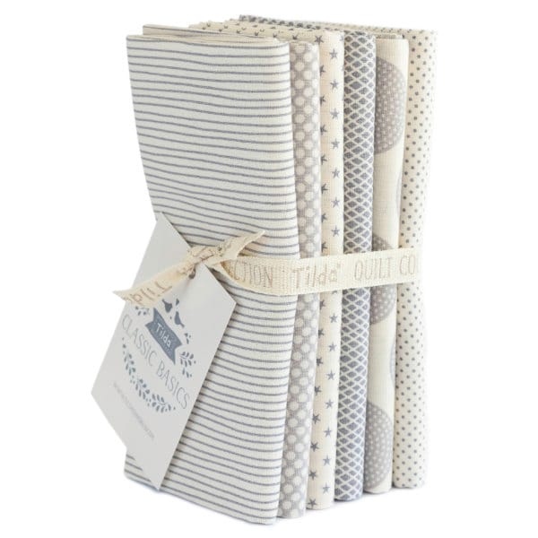 Fat Quarters: Tilda Permanent Classic Basics: 50 x 55cm: Bundle of 6 - Image 2