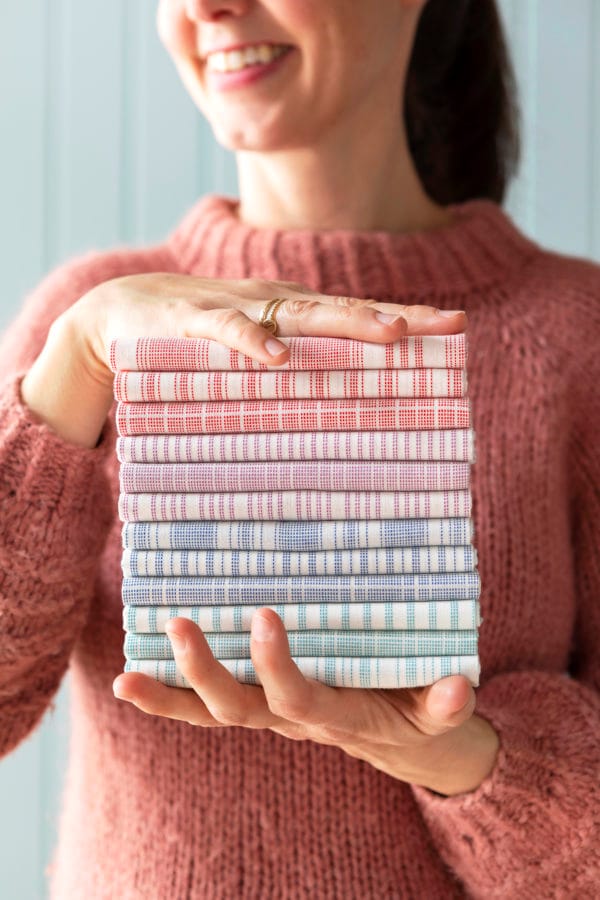 Fat Quarters: Permanent Woven Tea Towel: 50 x 55cm: Bundle of 6