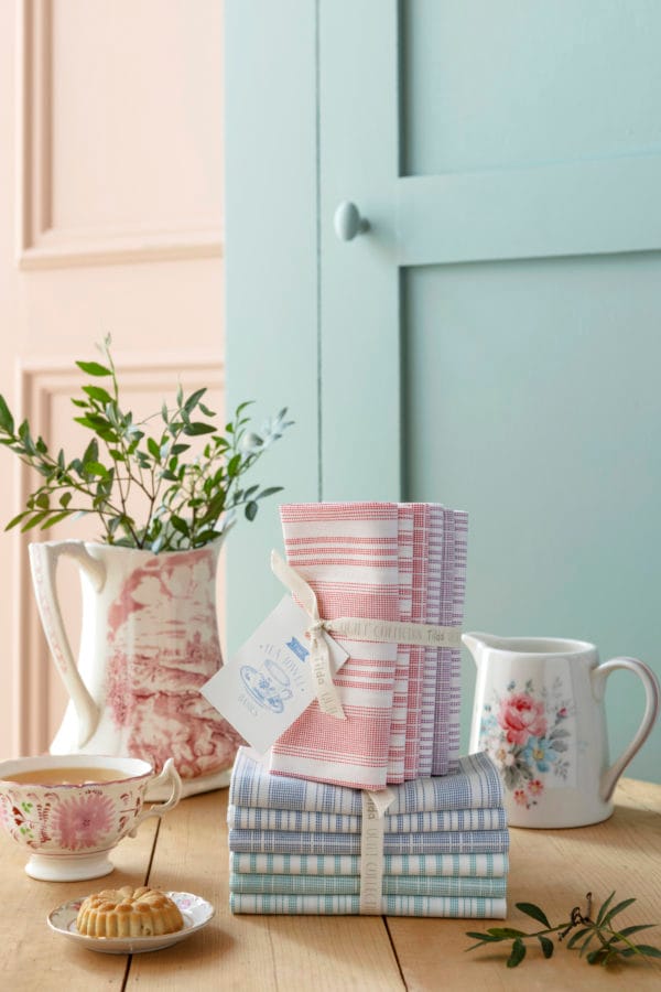 Fat Quarters: Permanent Woven Tea Towel: 50 x 55cm: Bundle of 6 - Image 4