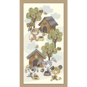 Good Doggie Quilting panel and co-ordinates by Blank Textiles