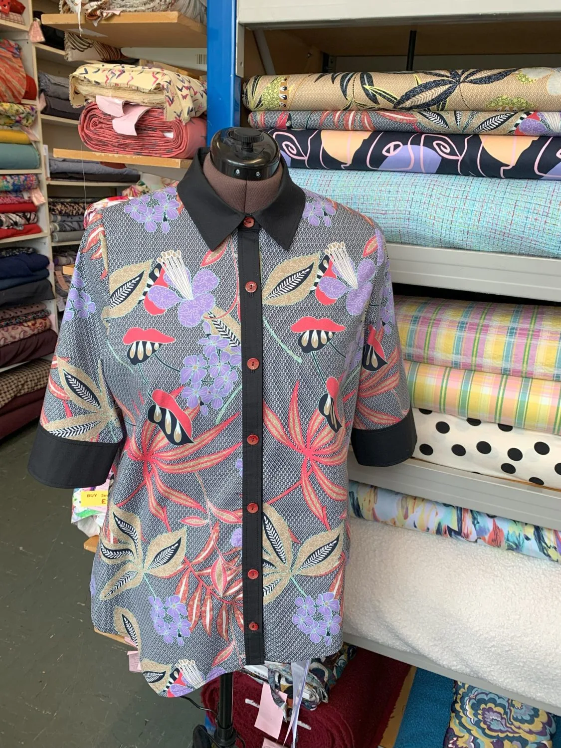 Stretch Poplin Cotton 'Dutch Java' - Image 8