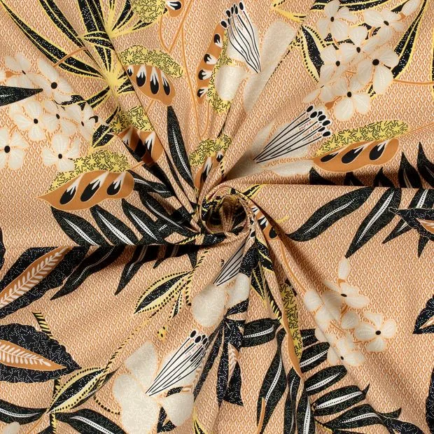 Stretch Poplin Cotton 'Dutch Java' - Image 3