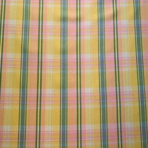 Gaberdine Tartan Check Stretch Cotton Blended Fabric